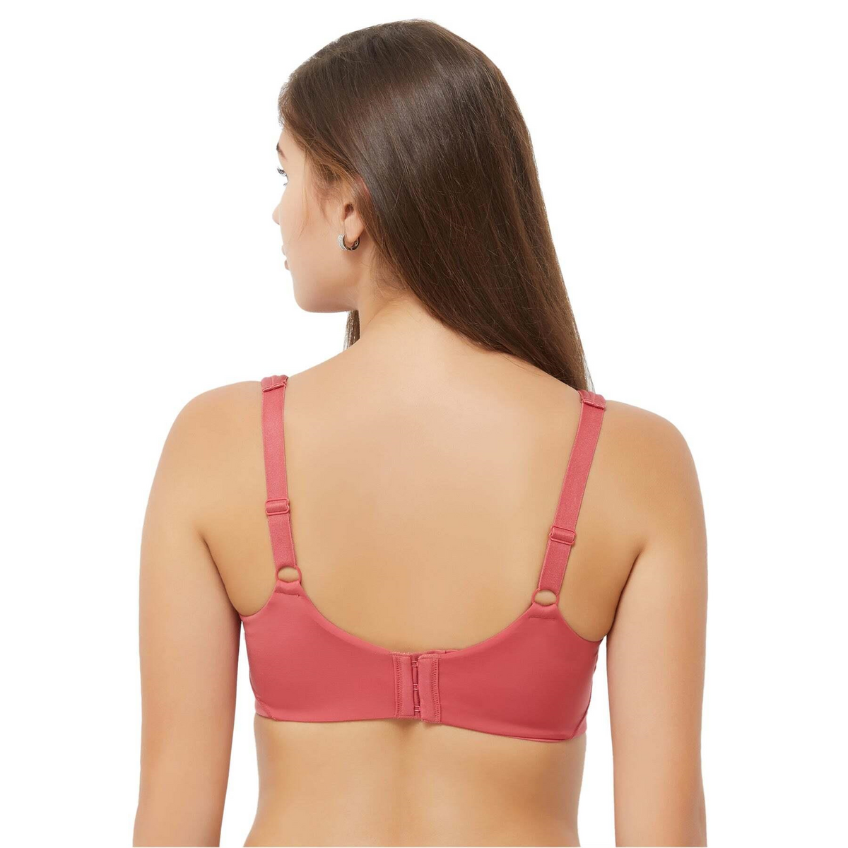 SOIE Women’s Full Coverage Minimizer Bra ,Non Padded, Non Wired,Nylon Spandex , Broad Cushioned Straps,High Side Coverage & Side Support