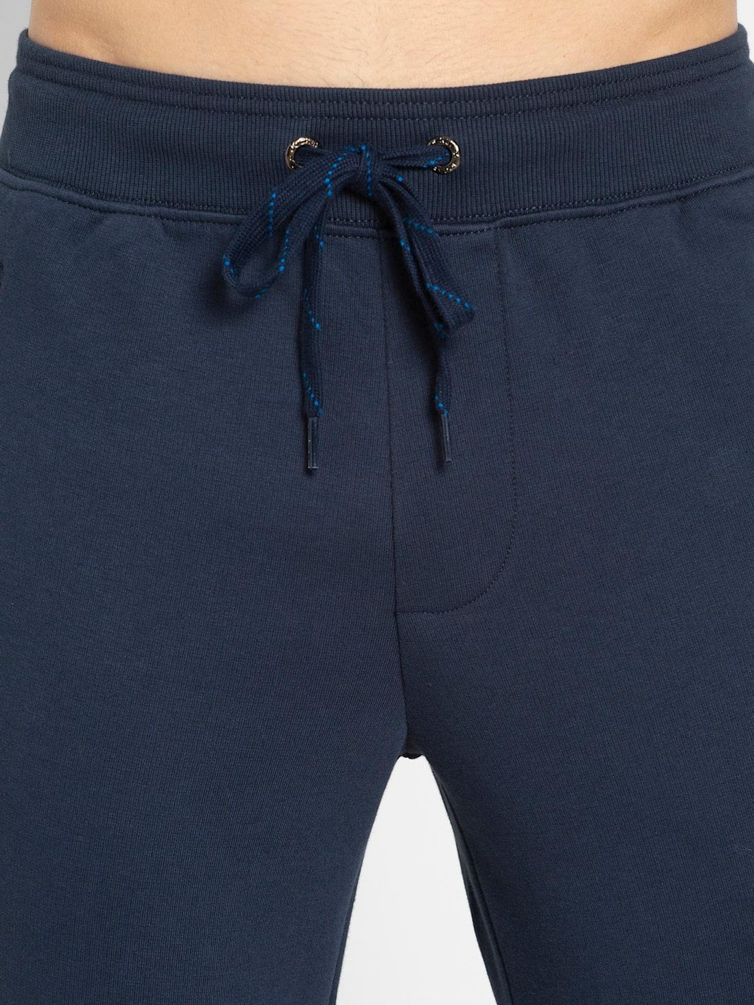 Jockey Men's Super Combed Cotton Rich Slim Fit Mid Rise Joggers with Zipper Pockets