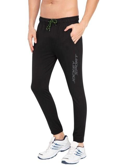 Jockey Men's Super Combed Cotton Rich Slim Fit Mid Rise Active Wear Joggers with Side Pockets
