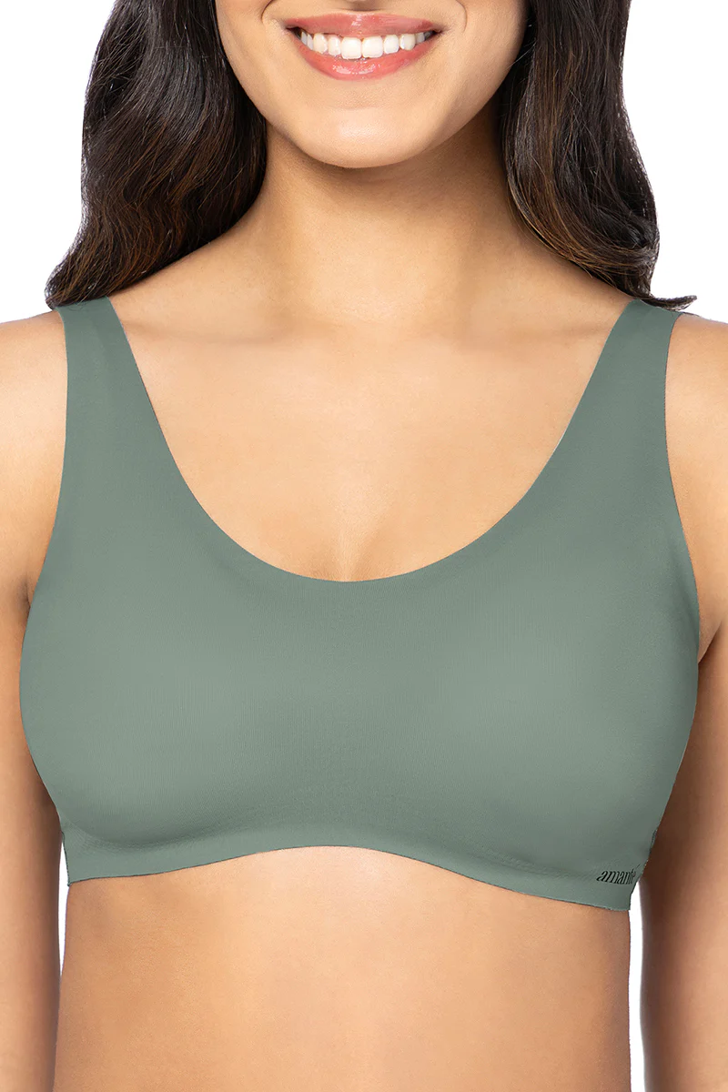 Amante Solid Padded Full Cup Wire Free T-Shirt Bra