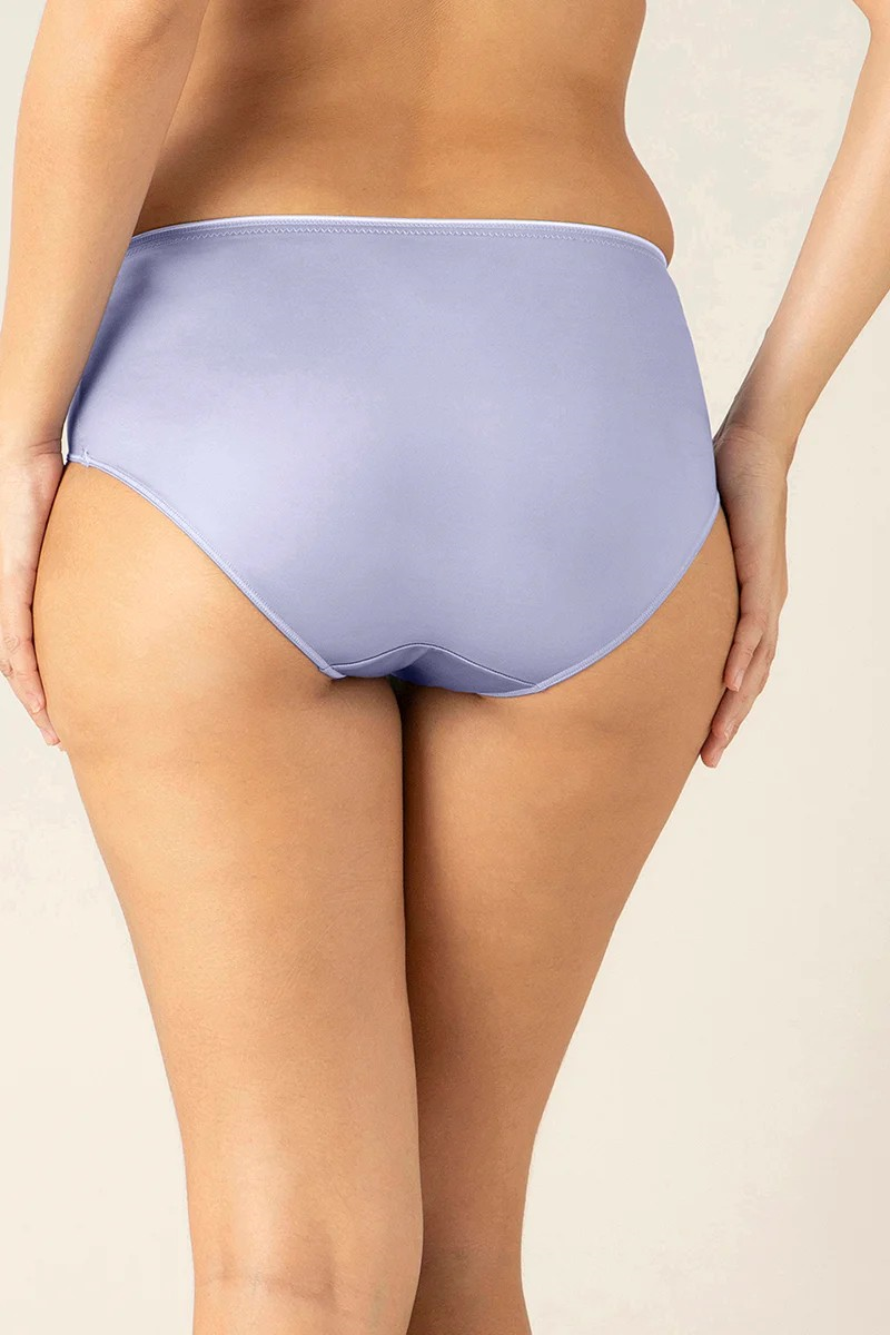 AMANTE HIPSTER PANTY BACK COVERAGE MID-WAISTED PANTY