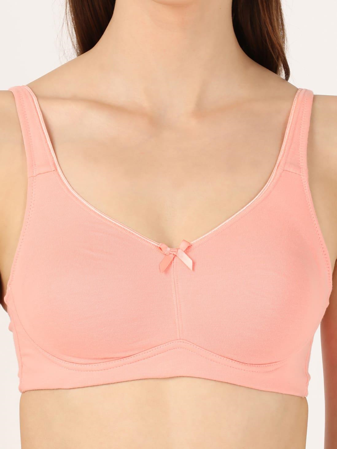 Jockey  Women's Everyday Bra | Wirefree | Non Padded | Full Coverage | Concealed Shaper Panel | Super Combed Cotton Elastane Fabric
