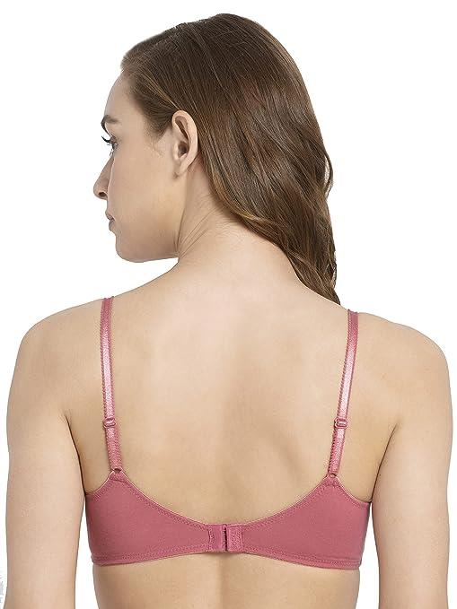 Jockey Everyday Bra| Wirefree | Non Padded | Full Coverage | Soft Adjustable Straps | Super Combed Cotton Elastane Fabric
