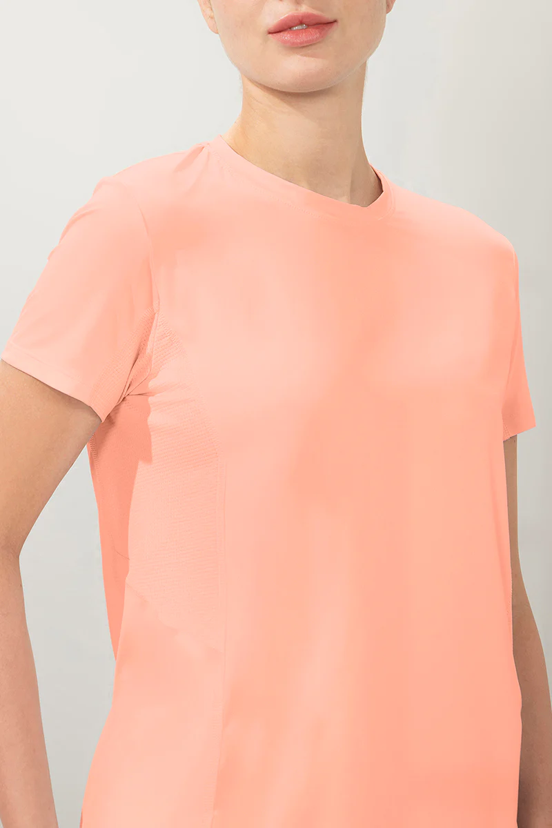 AMANTE Flaunt Short Sleeve Round Neck T-Shirt
