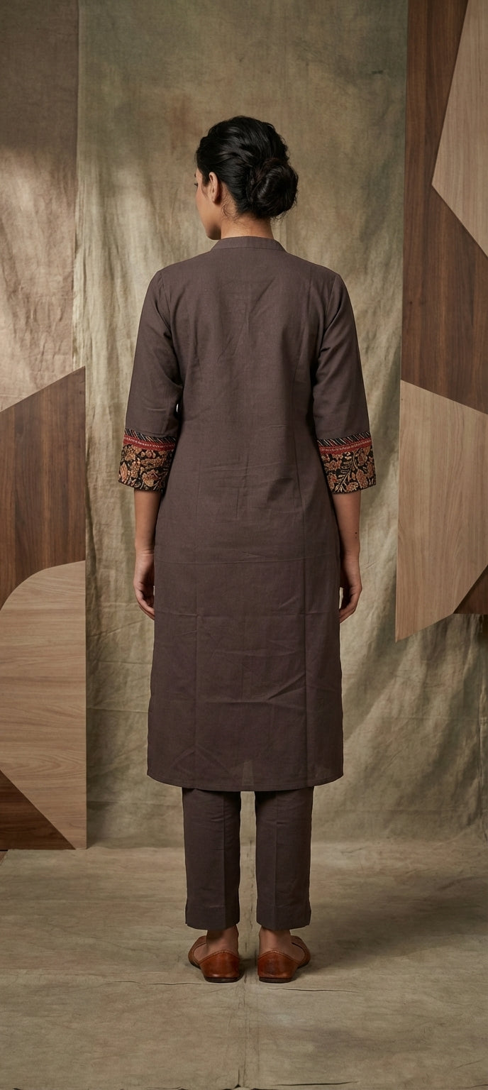 Classic Ethnic Embroidered Kurti Pant Set for Women