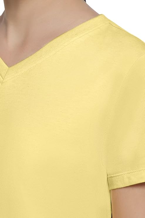 AMANTE LADIES T-SHIRT V-NECK SHORT SLEEVEE TEE