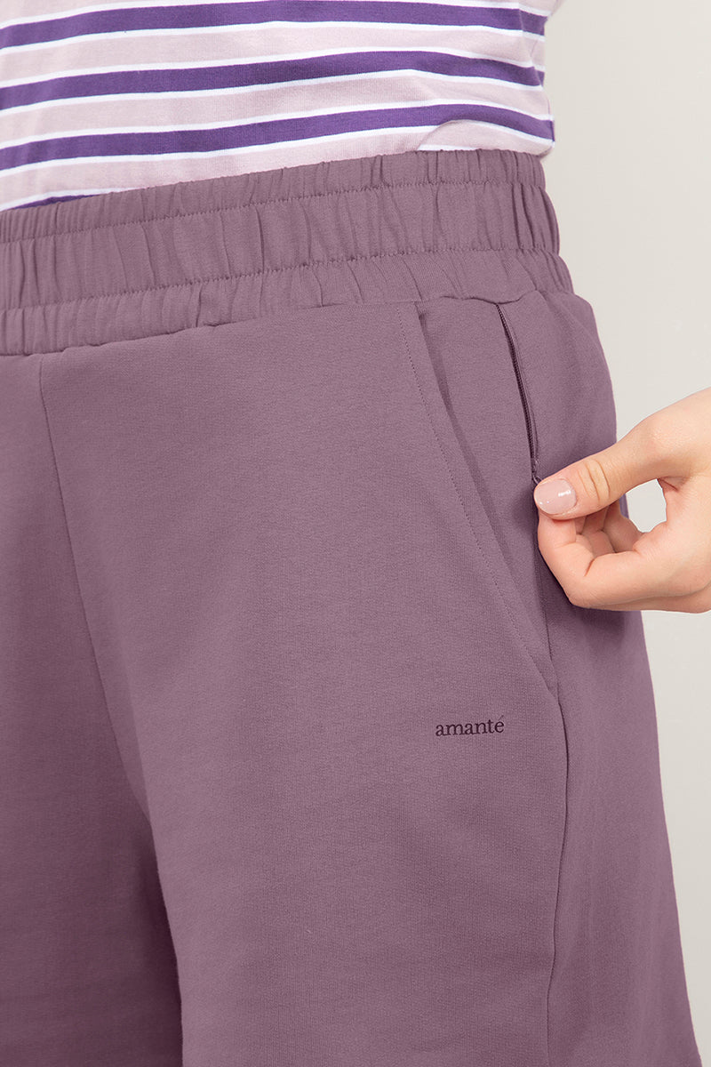 AMANTE WOMEN SHORTS MID-THING LENGTH ELEMENTS COMFORT SHORT