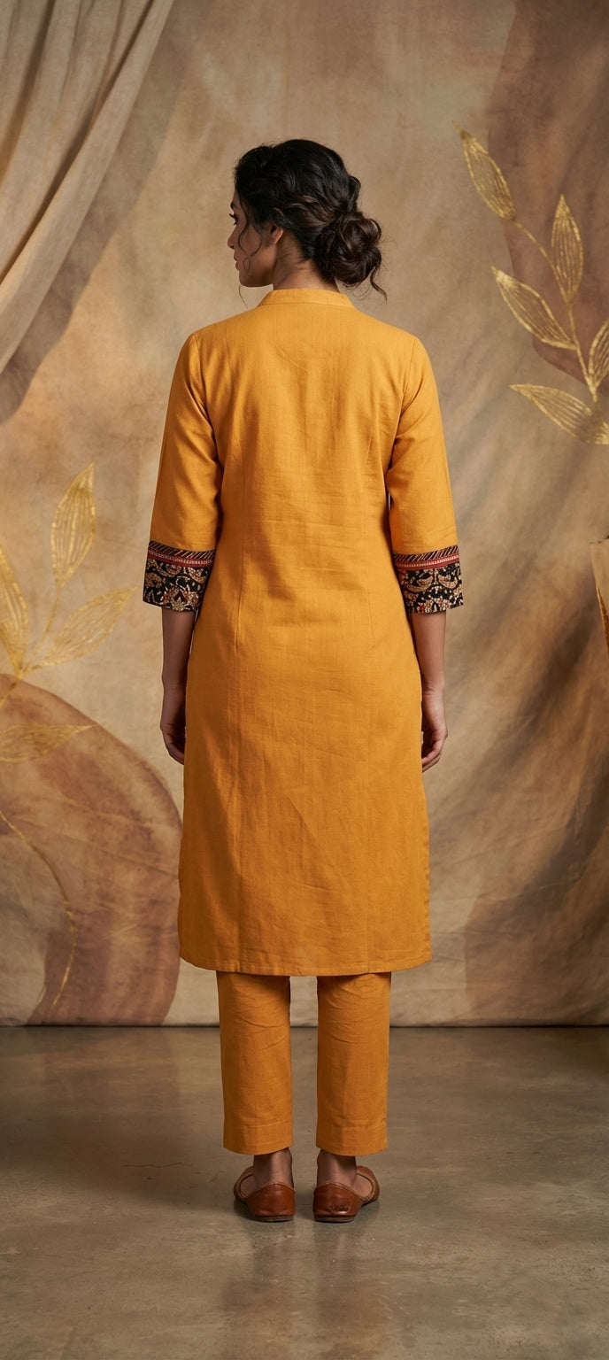 Classic Ethnic Embroidered Kurti Pant Set for Women