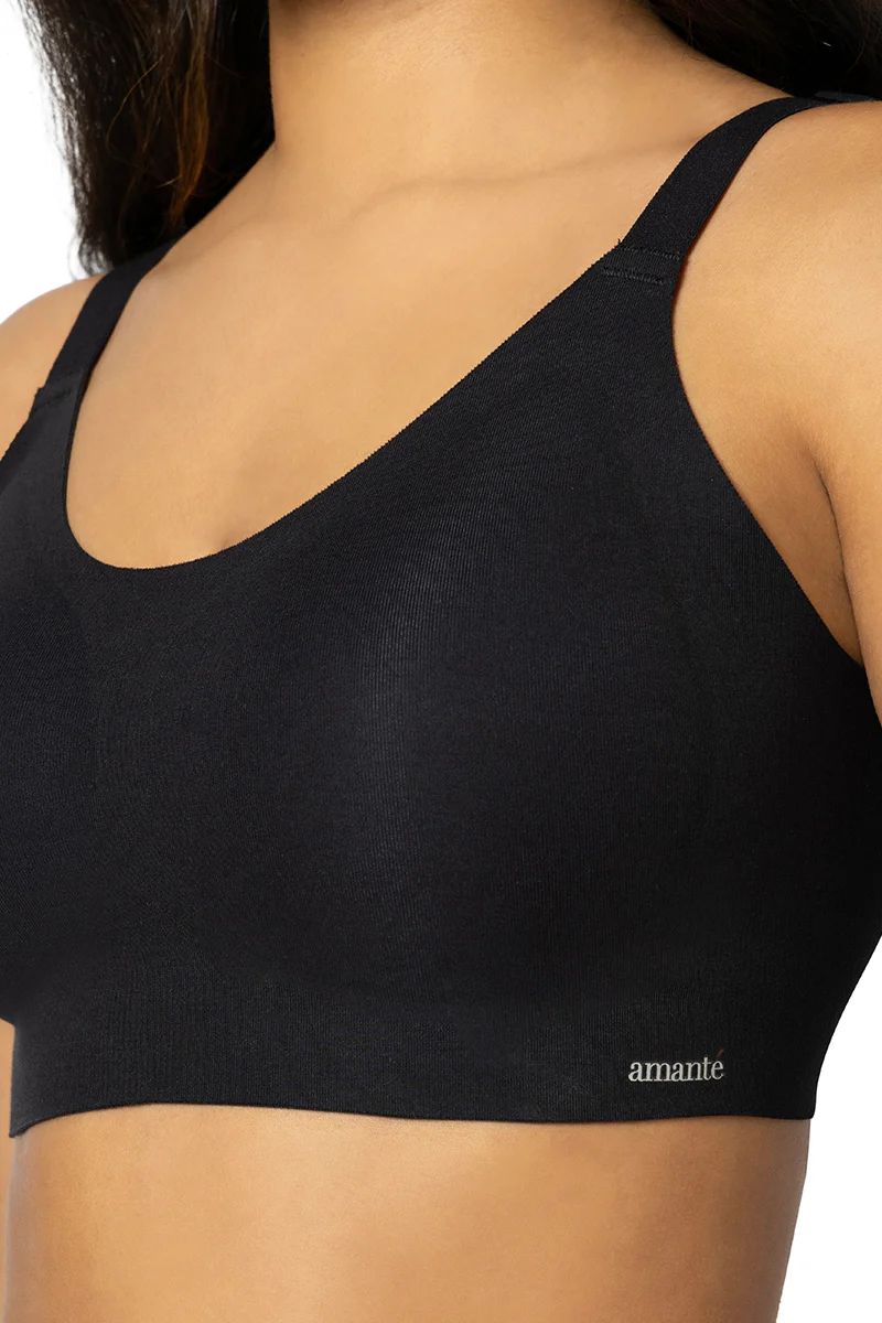Amante  Invisi Breathe Non-Padded Non-Wired Cotton Bra
