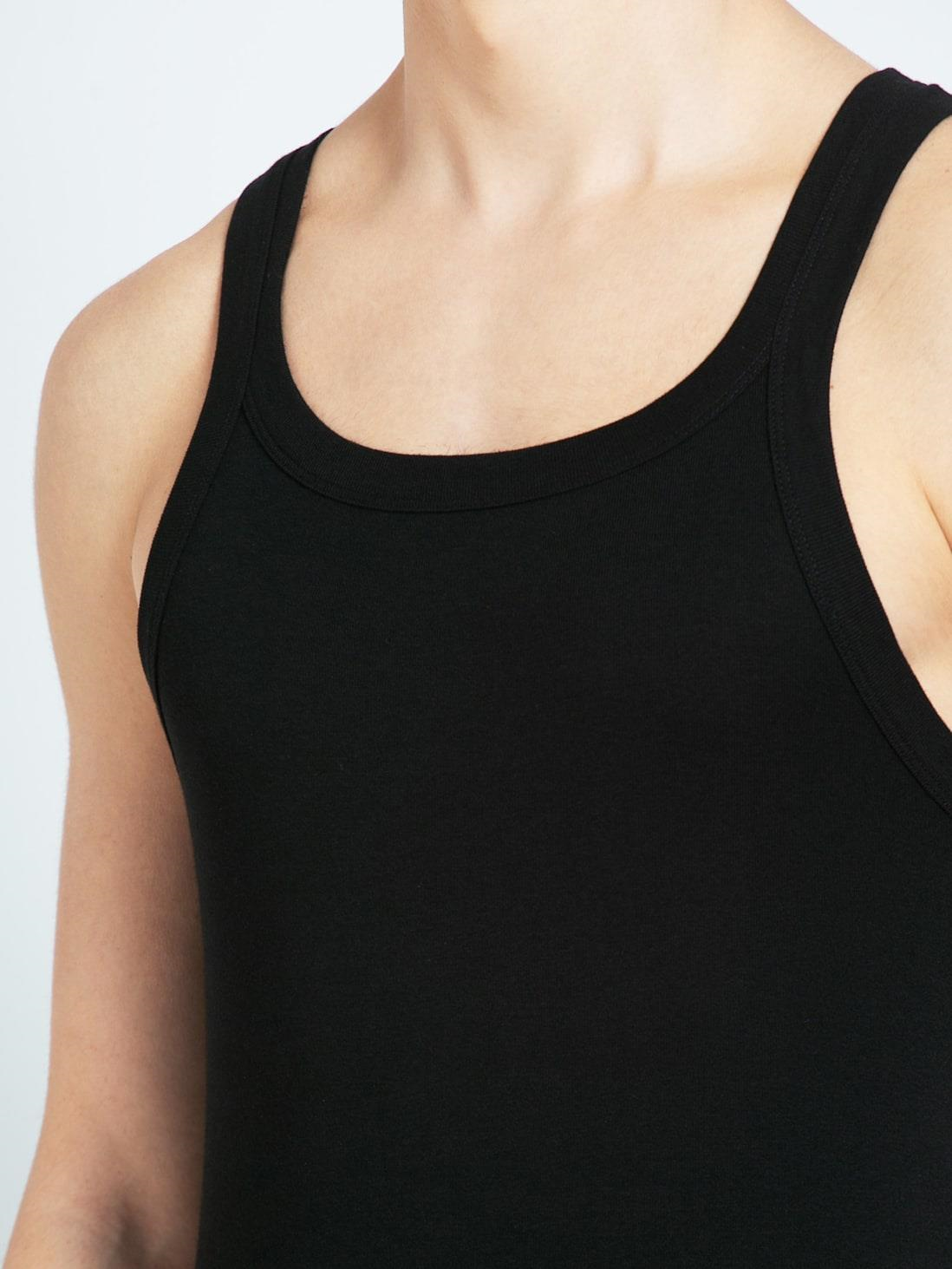 Jockey Men's Super Combed Cotton Rib Square Neckline Gym Vest