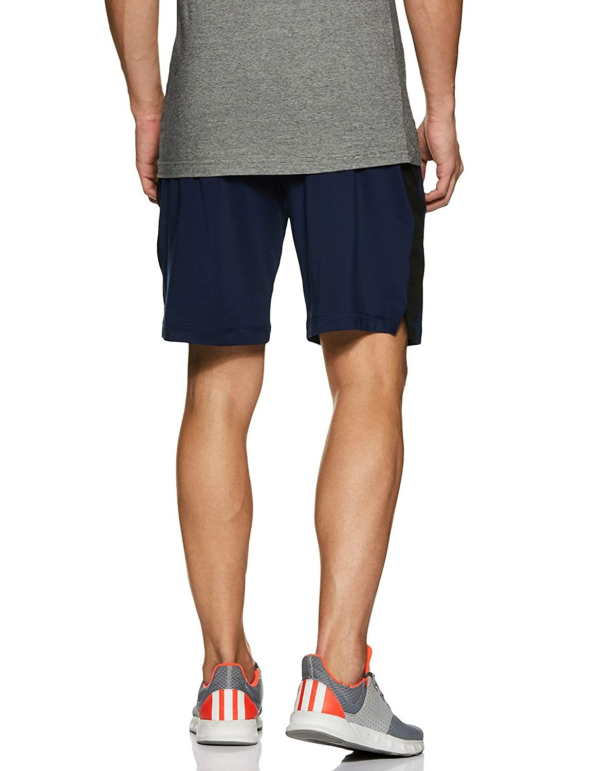 Van Heusen Men Active Sports Swift Dry Knit Shorts - High Stretch, Mesh Panel