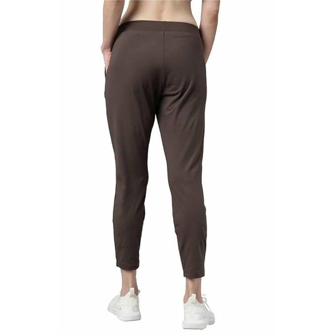 Enamor Mid Rise 7/8th Length Drawstring Closure Travel Pants for Women - Relaxed Fit, Quick Dry, Antimicrobial