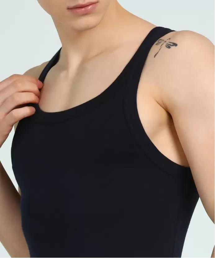 VH MEN VEST RACER 100% COTTON