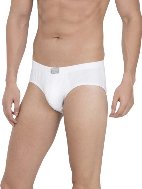 Jockey Men's Cotton White Brief (PACK OF 2 )