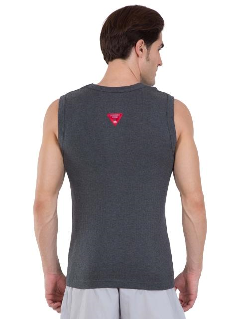 Jockey Men's Super Combed Cotton Rib Solid Slim Fit Round Neck Muscle Vest