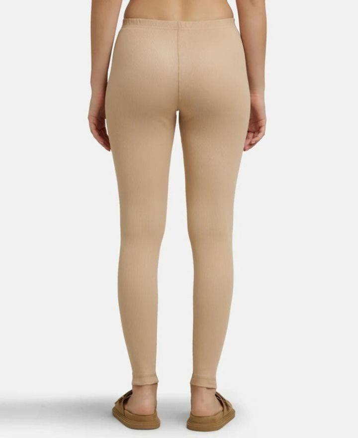 Jockey Women Super Combed Cotton Rich Skinny Fit High Rise Thermal Leggings