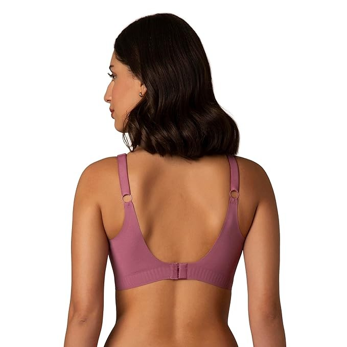 Amante Non Padded Non Wired Full Coverage Invisible Support Seamless Adjustable Straps Skins Invisi Support Bra BRA02001