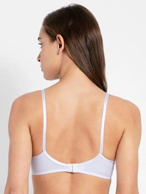 Jockey  Women's Wirefree Non Padded Super Combed Cotton Elastane Stretch Medium Coverage Cross Over Everyday Bra with Adjustable Straps