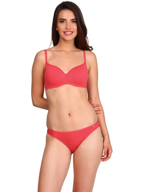 Jockey  Women's Wirefree Padded Super Combed Cotton Elastane Stretch Medium Coverage Lace Styling T-Shirt Bra with Adjustable Straps