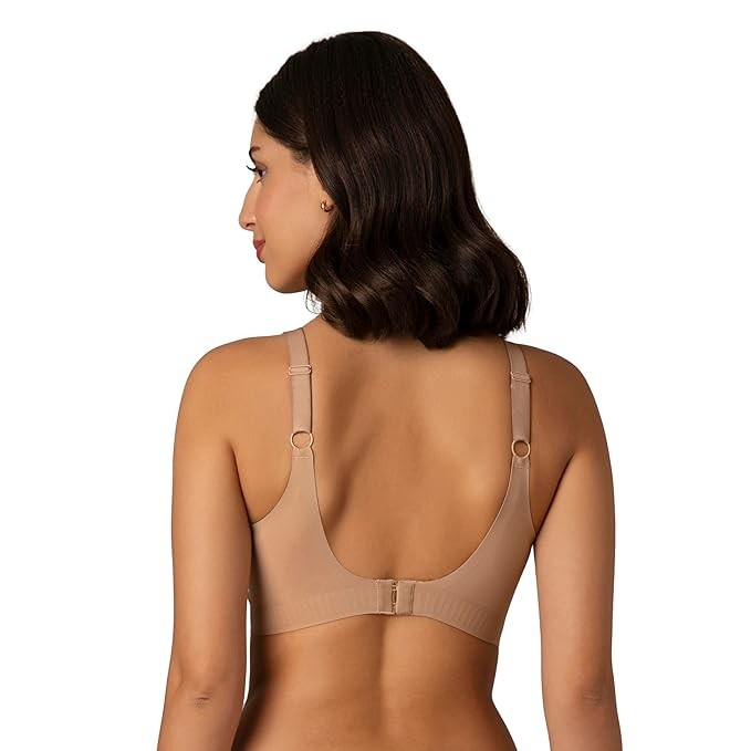 Amante Non Padded Non Wired Full Coverage Invisible Support Seamless Adjustable Straps Skins Invisi Support Bra BRA02001