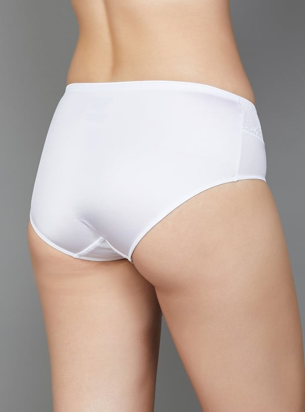 AMANTE HIPSTER PANTY BACK COVERAGE MID-WAISTED PANTY