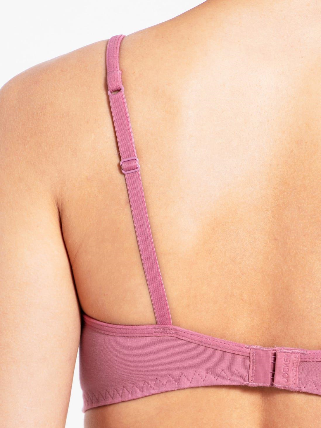 Jockey  Women's Wirefree Non Padded Super Combed Cotton Elastane Stretch Full Coverage Beginners Bra with Adjustable Straps