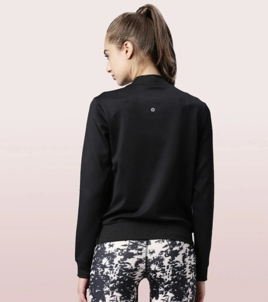 ENAMORE LADIES BOMBER JACKET DRY FIT JACKET WITH ZIPPER POCKETS JECKET