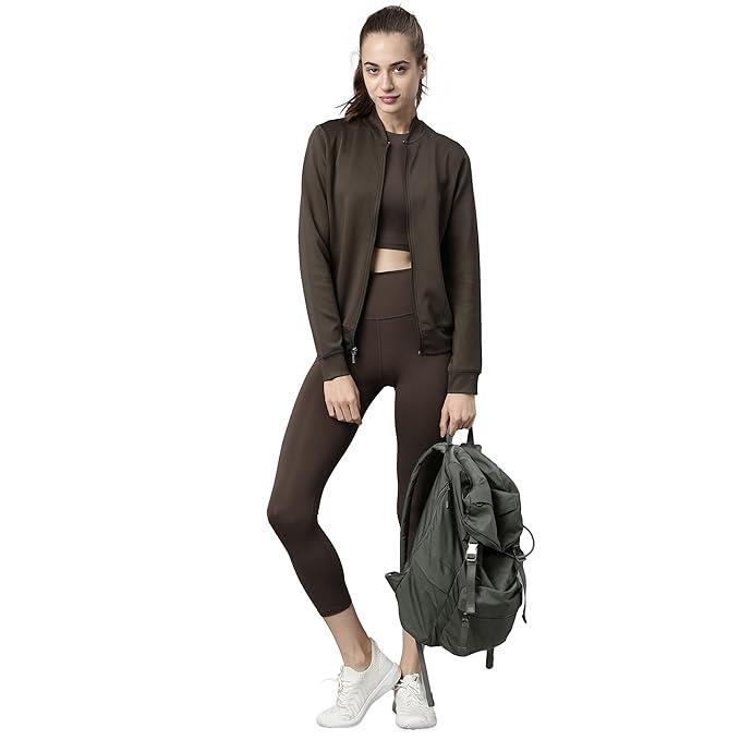 ENAMORE LADIES BOMBER JACKET DRY FIT JACKET WITH ZIPPER POCKETS JECKET