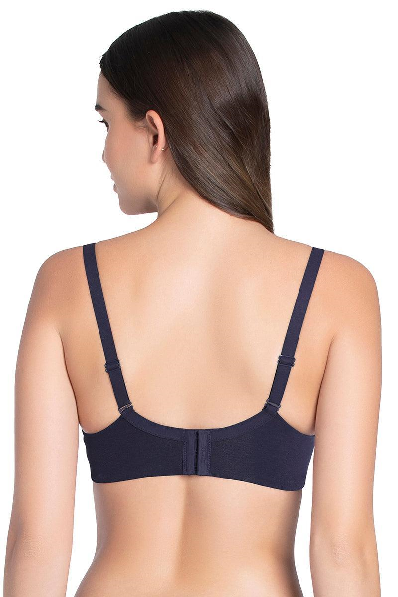 Amante Women Padded Non Wired Full Coverage Seamless Essential Wirefree T-Shirt Bra