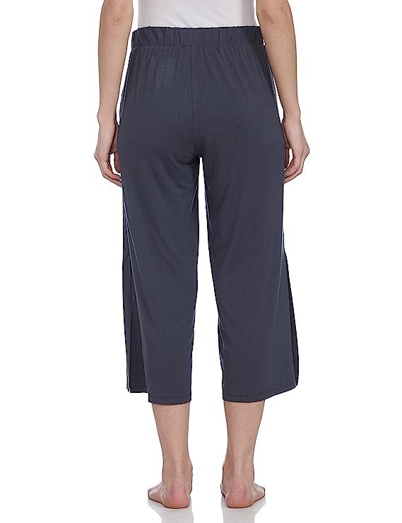 ENAMORE LADIES CAPRI VISCOSE STRETCH JERSEY ZIPPER POCKET CAPRI