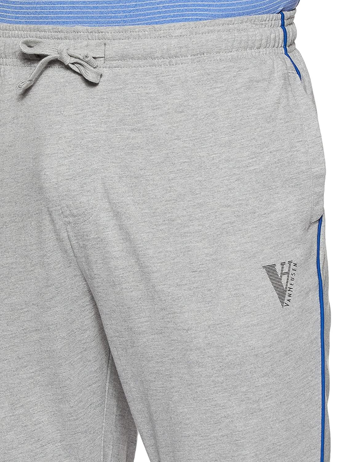 Van Heusen Men's Regular Fit Mid Rise Athleisure Smart Tech Trackpants