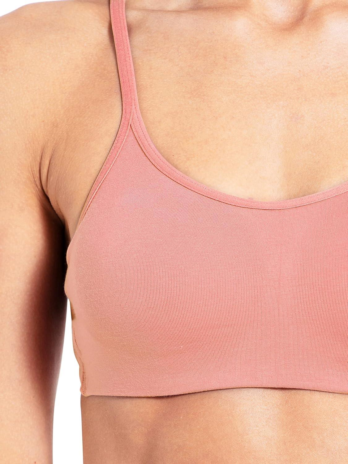 Jockey  Women's Wirefree Non Padded Super Combed Cotton Elastane Stretch Full Coverage Beginners Bra with Adjustable Straps