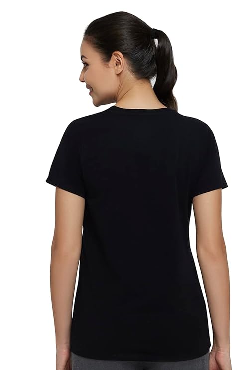 AMANTE LADIES T-SHIRT SHORT SLEEVEE CREW NECK T-SHIRT