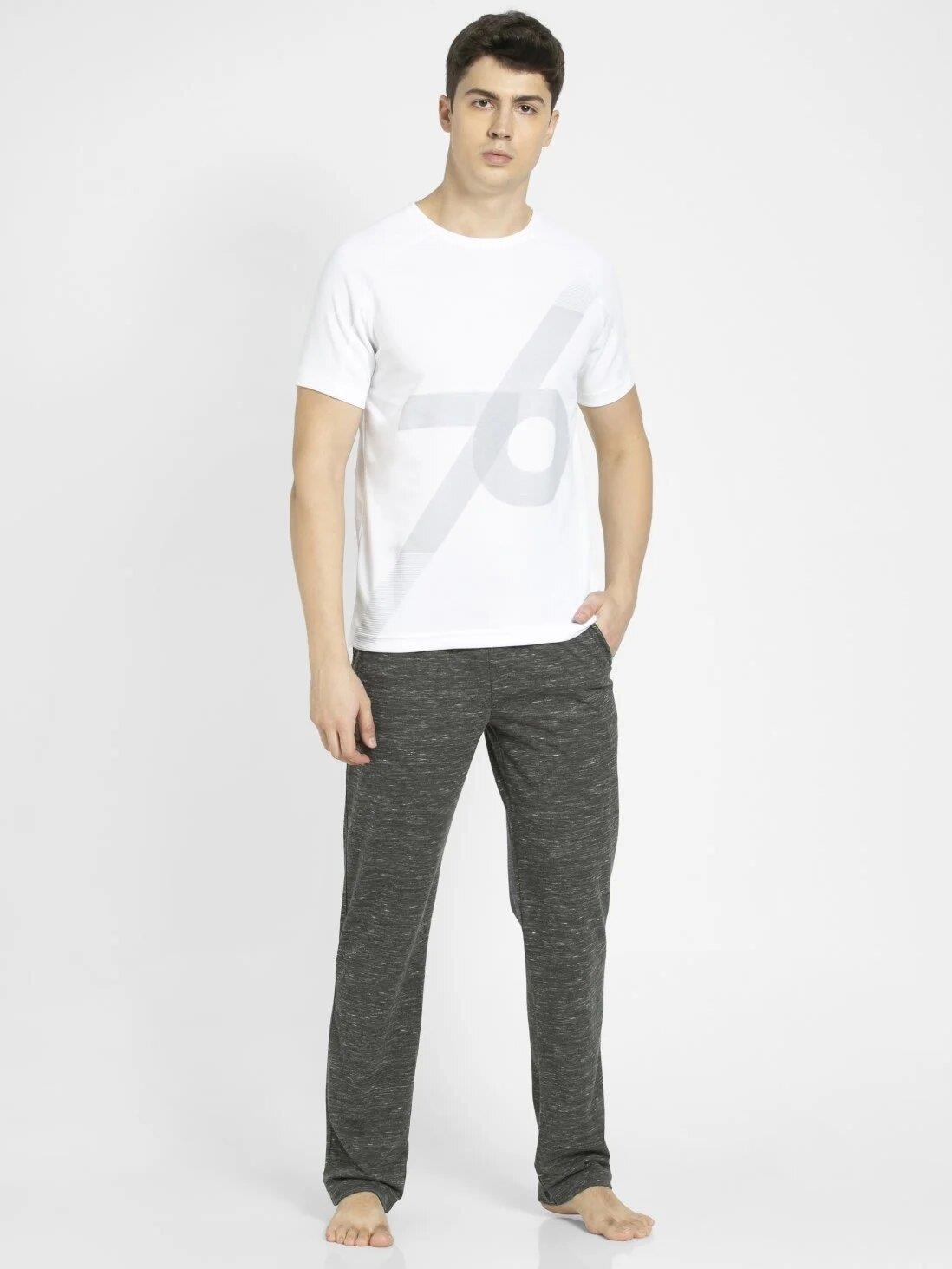 Jockey Men's Super Combed Cotton Rich Slim Fit Mid Rise Trackpants
