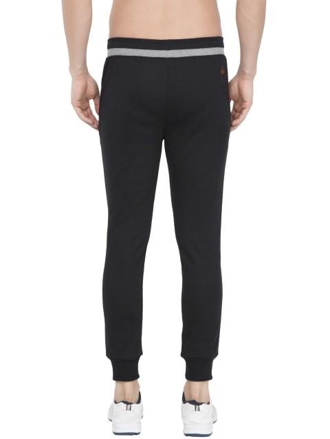 Jockey Men's Super Combed Cotton Rich Pique Fabric Slim Fit Mid Rise Joggers with Zipper Pockets