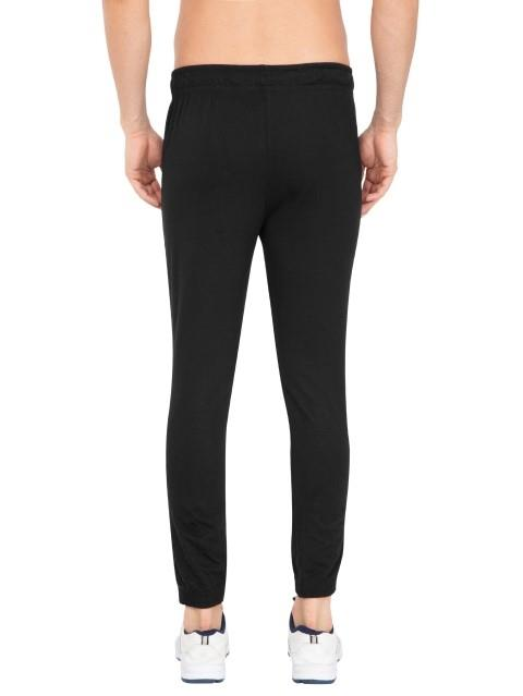 Jockey Men's Super Combed Cotton Rich Slim Fit Mid Rise Active Wear Joggers with Side Pockets