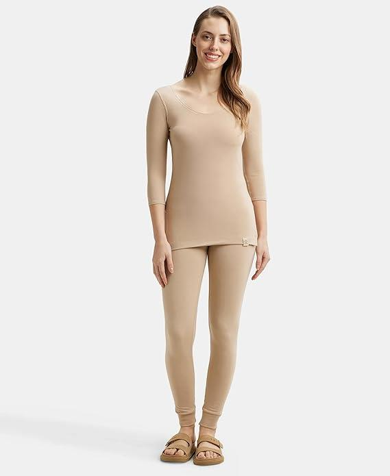 JOCKEY WOMAN 3/4 SLEEVE MICROFIBER ELASTANE STRETCH THERMAL