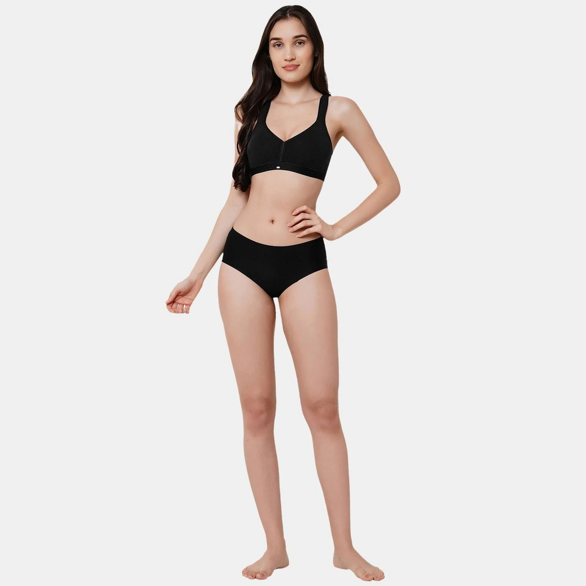 Full coverage Non padded Non wired Bra