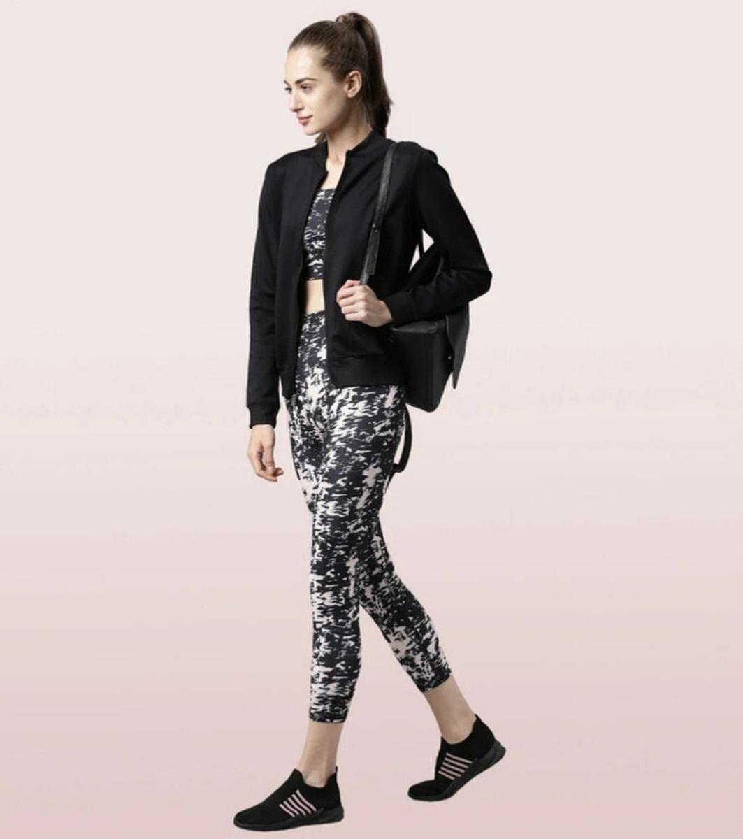 ENAMORE LADIES BOMBER JACKET DRY FIT JACKET WITH ZIPPER POCKETS JECKET