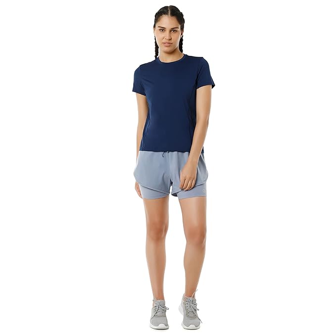 AMANTE Flaunt Short Sleeve Round Neck T-Shirt