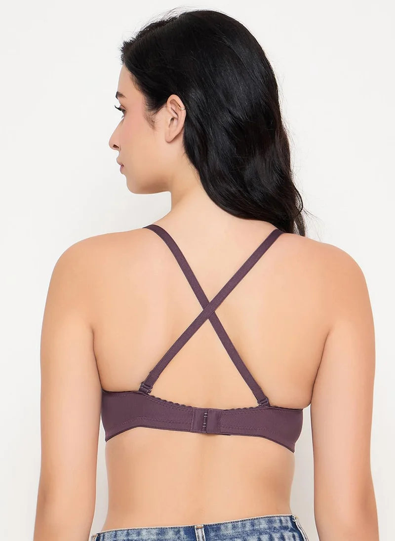 Clovia Women Full Coverage Lightly Padded T-shirt Bra
