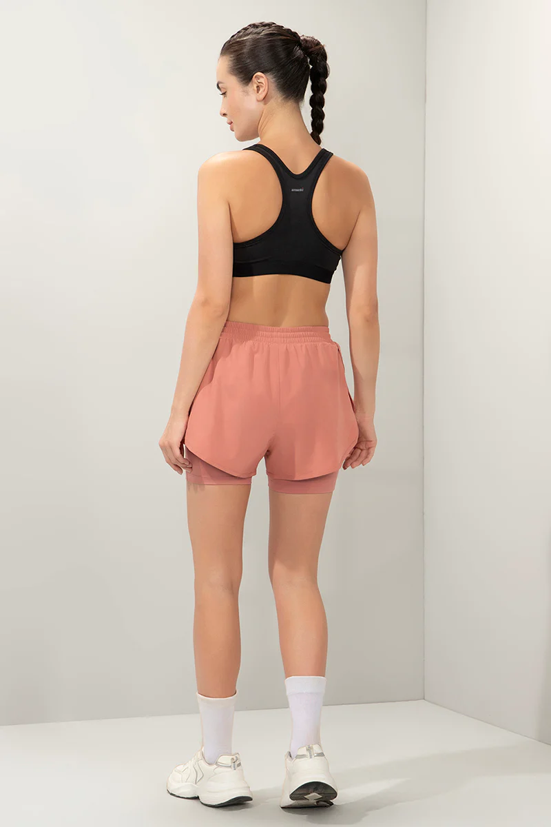 AMANTE WOMAN ACTIVE SHORTS HIGH RISE SHORTS